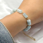 Bracelet en Aigue-Marine - Paix Intérieure