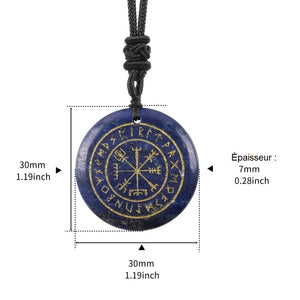 Vegvisir en Lapis Lazuli - Guidance & Protection Céleste