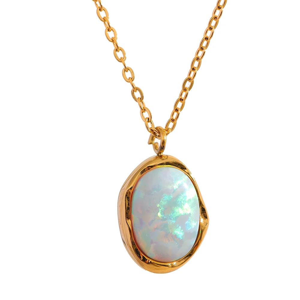 Pendentif en Opale - Purifie le Karma Négatif
