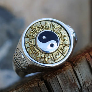 Bague 'QianKun' - Protection, Harmonie, Abondance