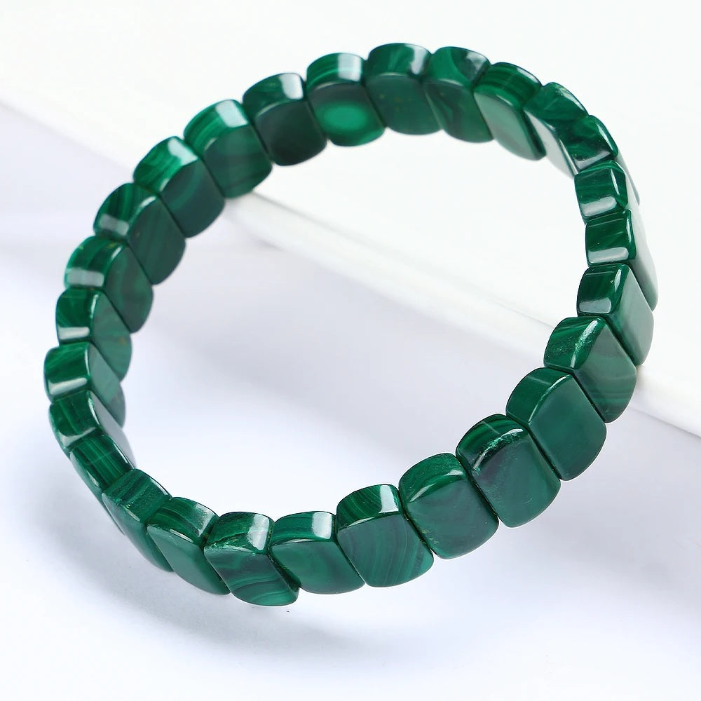 Bracelet en Malachite Naturelle - Réussite & Succès