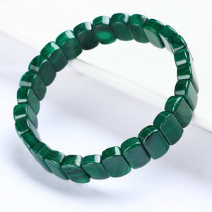 Bracelet en Malachite Naturelle - Réussite & Succès