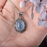 Pendentif en Aigue-Marine - Apaisement & Intuition