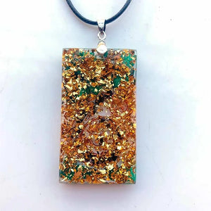 Pendentif Orgonite de Protection contre les Ondes Électromagnétiques