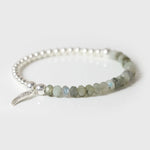 Bracelet 'Aile d'Ange' en Labradorite - Protection