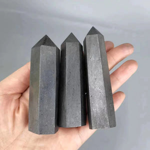 Baguette en Shungite - Bloque les Ondes Électromagnétiques