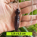 Pendule Égyptien 'Thot' en Bois de Palissandre