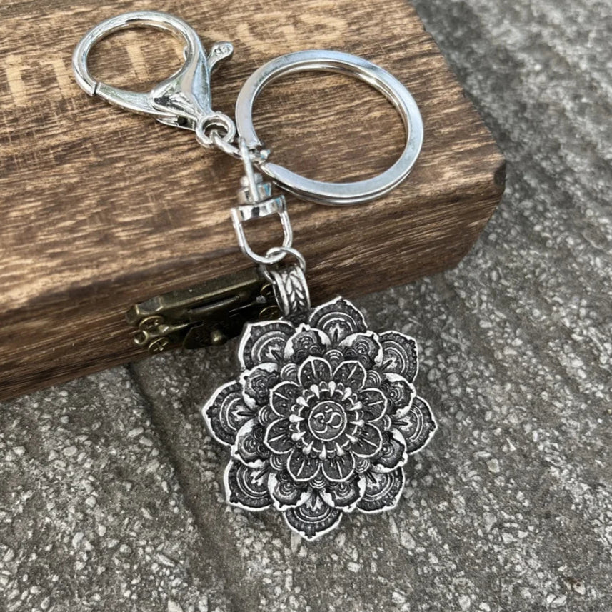 Porte-clés - Mandala d'Abondance
