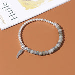 Bracelet 'Aile d'Ange' en Labradorite - Protection