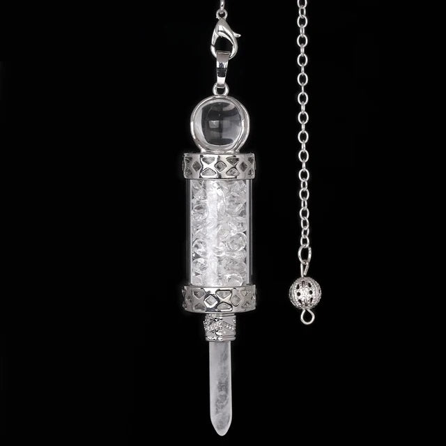 Pendule en Cristal de l'Himalaya - Purification Cellulaire