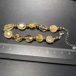 Bracelet en Citrine - Favorise les Gains d'Argent