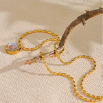 Pendentif en Pierre de Lune - Apaisement & Intuition