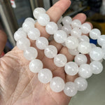 Bracelet en Calcédoine Blanche - Purification & Apaisement