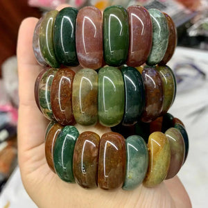 Bracelet en Agate Indienne - Harmonise les Énergies Yin/Yang