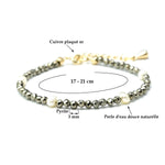 Bracelet 'Pyrite & Perles' - Régénération