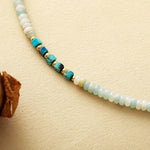 Collier Amazonite & Jaspe Shoushan - Résilience