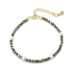 Bracelet 'Pyrite & Perles' - Régénération