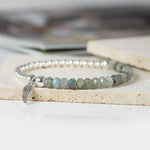 Bracelet 'Aile d'Ange' en Labradorite - Protection