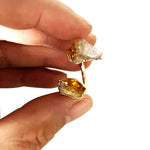Bague en Citrine Brute - Attire l'Argent