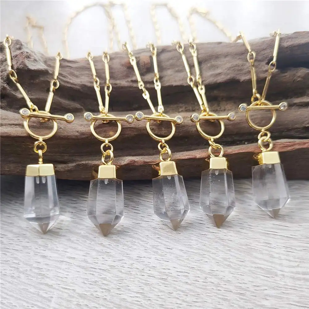 Pendentif 'Cristal Atlante' - Purification Énergétique