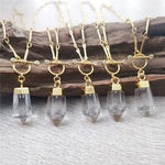 Pendentif 'Cristal Atlante' - Purification Énergétique