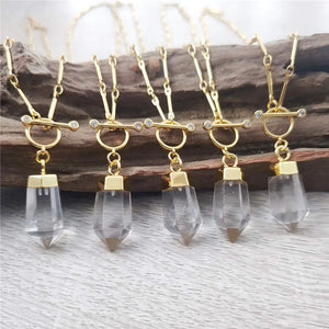 Pendentif 'Cristal Atlante' - Purification Énergétique