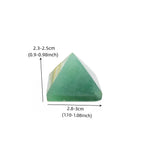 Pyramide en Aventurine - Énergies de la Chance