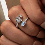 Bague 'Khamsa' - Protection, Équilibre, Intuition