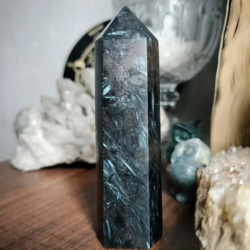 Baguette en Arfvedsonite - Clairvoyance