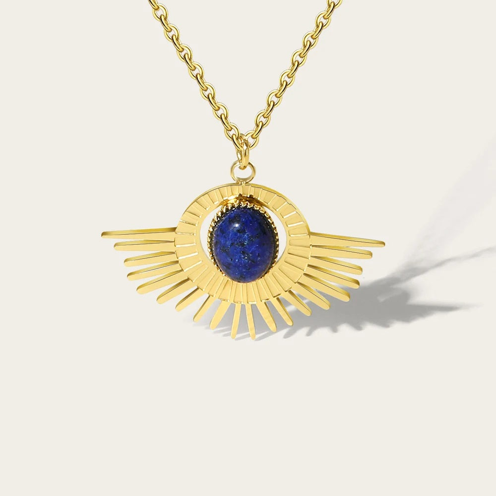 Pendentif en Lapis Lazuli - Éveil des Capacités Psychiques