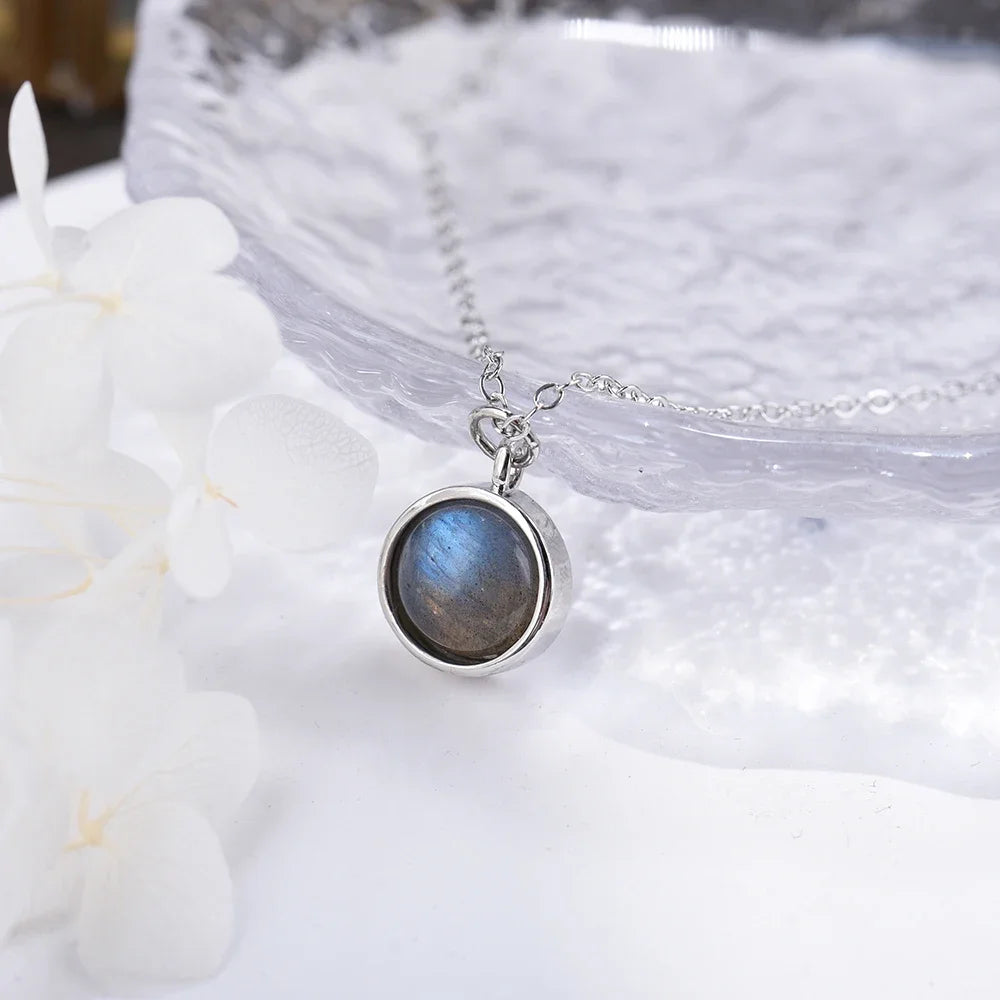 Pendentif en Labradorite - Protège les Hypersensibles