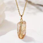 Pendentif en Citrine Brute - Attire l'Abondance