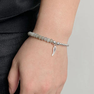 Bracelet 'Aile d'Ange' en Labradorite - Protection