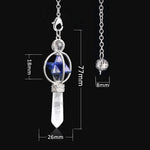 Pendule 'Merkaba' en Lapis Lazuli - Intuition & Clairvoyance