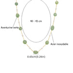 Collier en Aventurine - Attire Chance & Bonheur