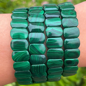 Bracelet en Malachite Naturelle - Réussite & Succès