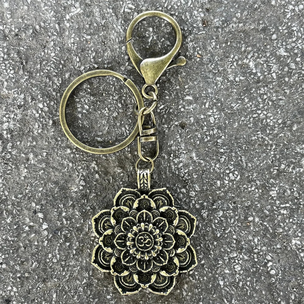 Porte-clés - Mandala d'Abondance
