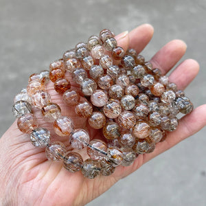 Bracelet en Quartz 'Super Seven' - Protection & Abondance