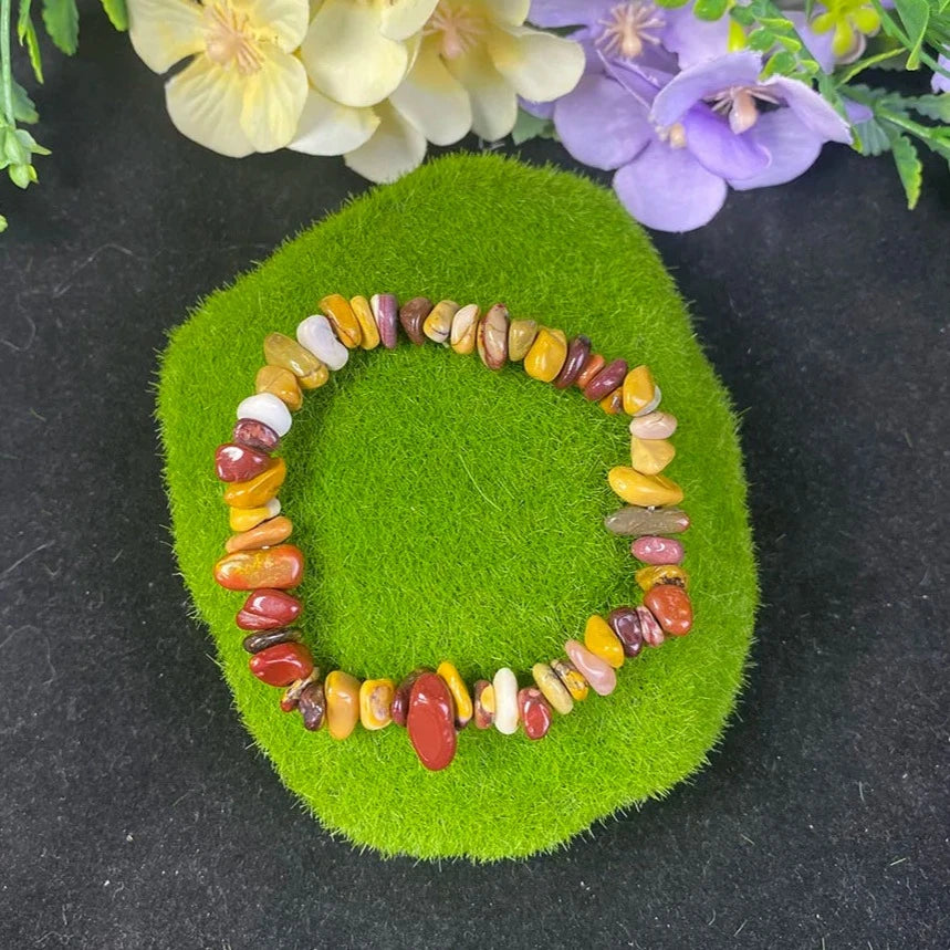 Bracelet en Mokaïte - Pierre Sacrée des Aborigènes