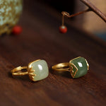 Bague en Jade - Pouvoir Personnel