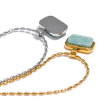 Pendentif en Amazonite - Calme & Harmonie