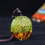 Pendentif Orgonite 'Arbre d'Abondance'