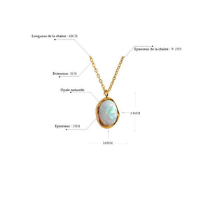 Pendentif en Opale - Purifie le Karma Négatif
