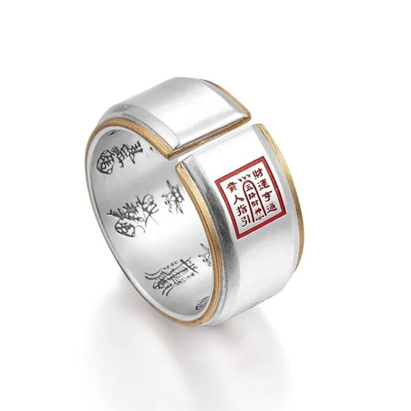 Anneau Taoïste 'Caishen Ye' - Richesse & Abondance