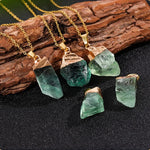Pendentif en Fluorite Verte - Purification Totale