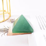 Pyramide en Aventurine - Énergies de la Chance
