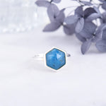 Bague en Apatite - Apaisement & Équilibre