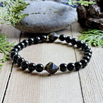 Bracelet de Protection - Obsidienne & Tourmaline