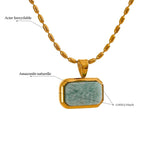 Pendentif en Amazonite - Calme & Harmonie