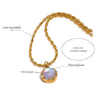 Pendentif en Pierre de Lune - Apaisement & Intuition